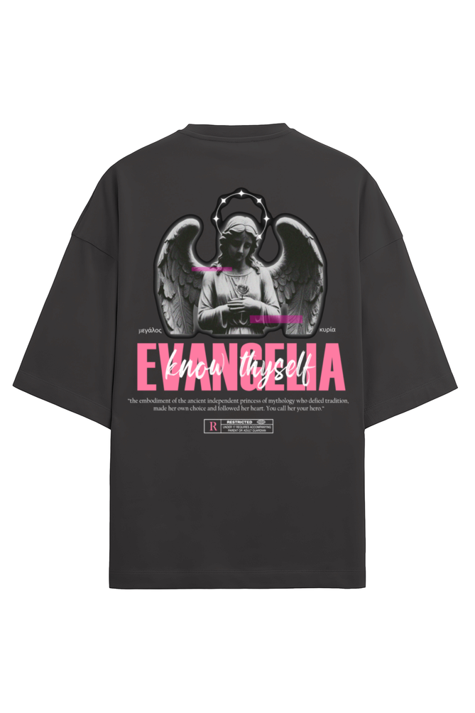 Evangelia Know Thyself - French Terry Oversized T-Shirt