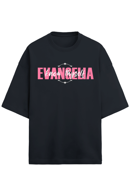 Evangelia Know Thyself - French Terry Oversized T-Shirt